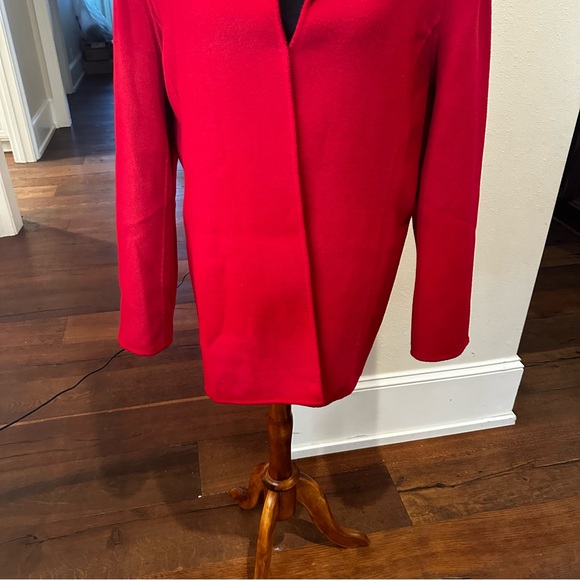 Valerie Stevens Red Jacket EUC Wool Angora and Cashmere Blend Vintage - Picture 3 of 10
